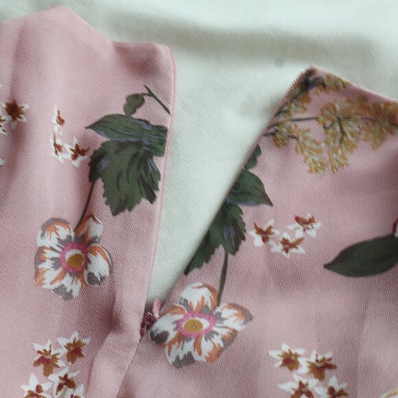 Bardot Flower Girl Floral Dress in Pink - Picture 4 of 7